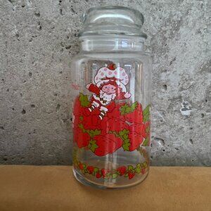 Vintage Strawberry Shortcake Glass Jar by  American Greetings